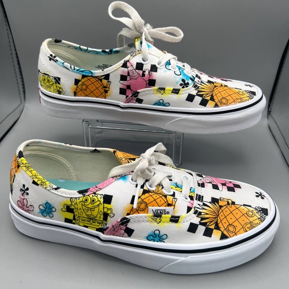 Vans Spongebob sneaker Airbrush men's shoes size mn-6.0,  wmn-7.5 - Picture 2 of 8
